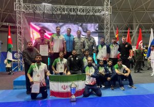 نایب قهرمانی تیم ملی کشتی پایوران نیروهای مسلح جمهوری اسلامی ایران