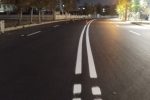 اجرای خط‌کشی محوری معابر اصلی منطقه یک فردیس